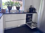 Moderne Witte Hoogglans Greeploze Hoekkeuken GEDEMONTEERD, Huis en Inrichting, Keuken | Complete keukens, Wit, Hoekkeuken, Ophalen of Verzenden