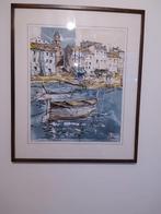 2  aquarels st Tropez, Antiek en Kunst, Kunst | Schilderijen | Klassiek, Ophalen