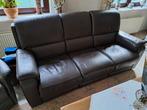 Lederen zetels - 2 en 3 zit met relax, Huis en Inrichting, Zetels | Zetels, Ophalen, Gebruikt, Driepersoons, Leer