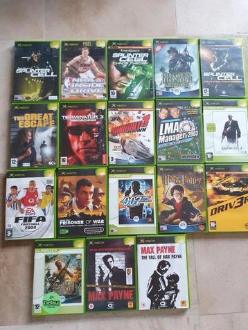 18 jeux Xbox complets