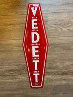 Reclamebord Vedett (geëmailleerd plaatstaal), Ophalen of Verzenden, Reclamebord