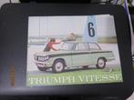 TRIUMPH VITESSE 1964 DEPLIANT BROCHURE, Livres, Autos | Brochures & Magazines, Envoi
