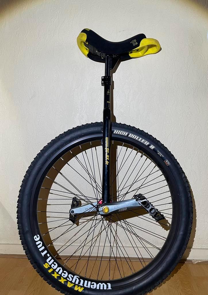 Qu-ax Muni 27,5 inch eenwieler, Fietsen en Brommers, Fietsen | Eenwielers, Gebruikt, Ophalen