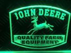 John Deere 3D LED decoratie reclame logo verlichting lamp, Enlèvement ou Envoi, Neuf, Table lumineuse ou lampe (néon)