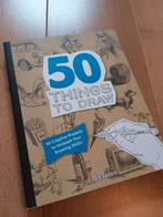50 things to draw, Hobby & Loisirs créatifs, Dessin, Enlèvement ou Envoi