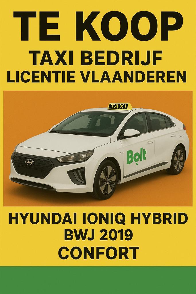 Taxi de rue avec véhicule et société à vendre licence FL/VL, Diensten en Vakmensen, Koeriers, Chauffeurs en Taxi's, Taxivervoer