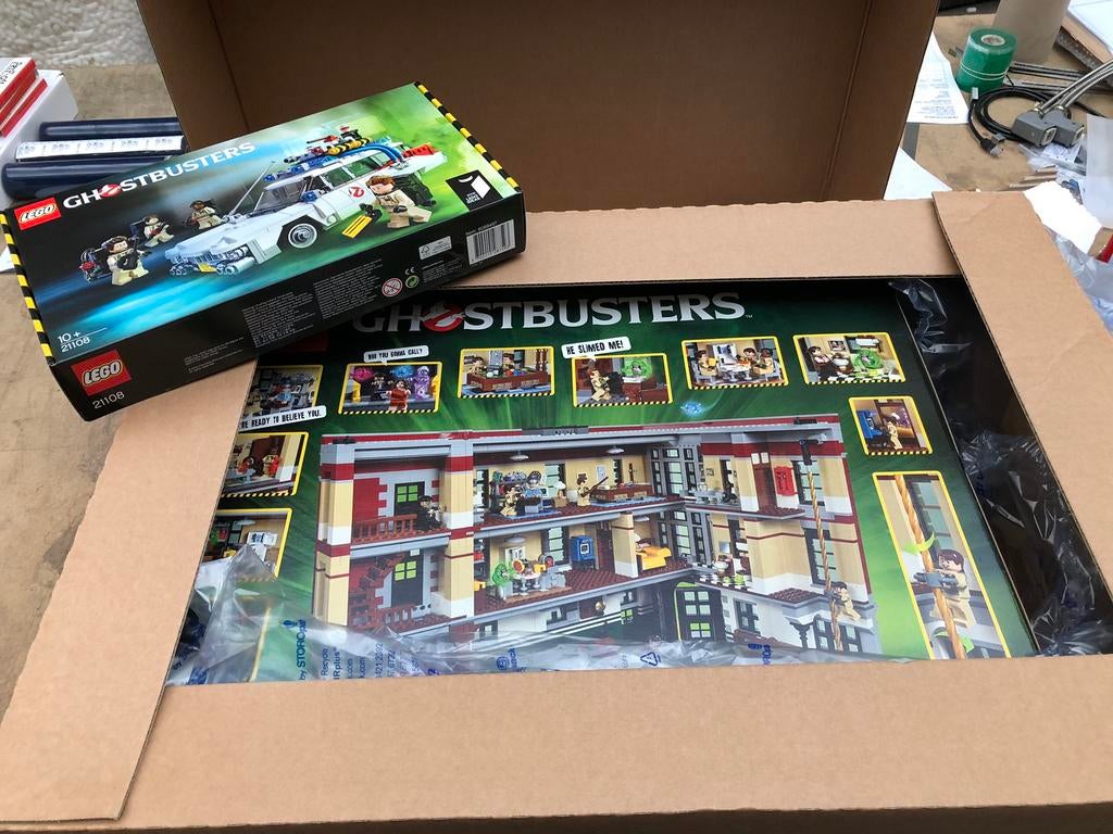 Lego Ghostbusters firehouse + ecto-1, Ophalen of Verzenden, Nieuw