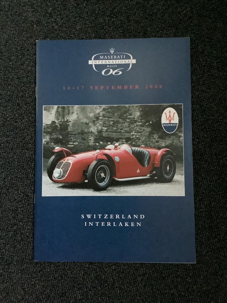 Brochure Maserati Interclassic, Enlèvement ou Envoi, Comme neuf, Autres marques