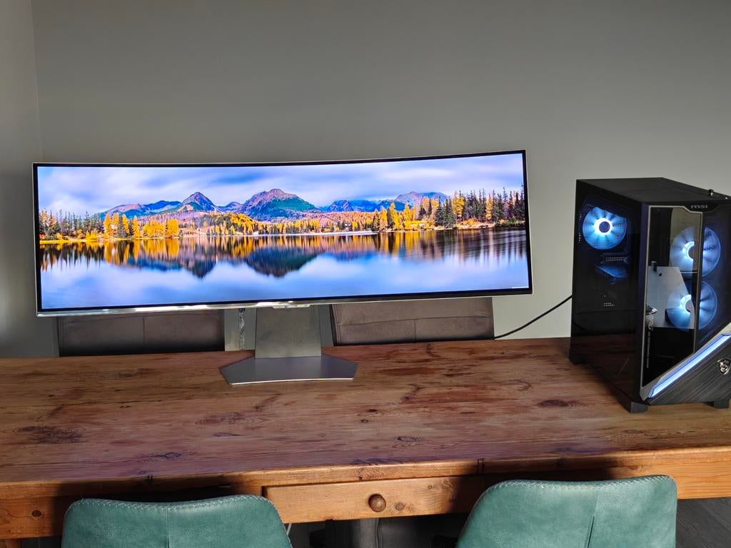 Samsung Odyssey G9 OLED - 5120x1440 - 240hz -  Curved - 49", Informatique & Logiciels, Moniteurs, DisplayPort, HDMI, USB-C, Gaming