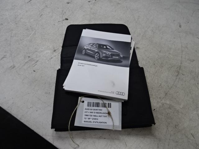 MANUEL UTILISATEUR Audi Q3 (8UB / 8UG) (01-2011/12-2019), Autos : Pièces & Accessoires, Autres pièces automobiles, Audi, Utilisé