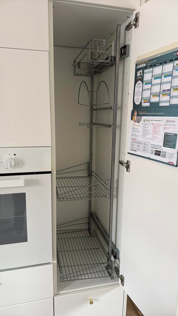 Utrusta schoonmaakkast ikea, Huis en Inrichting, Keuken | Keukenelementen, Ophalen, Zo goed als nieuw