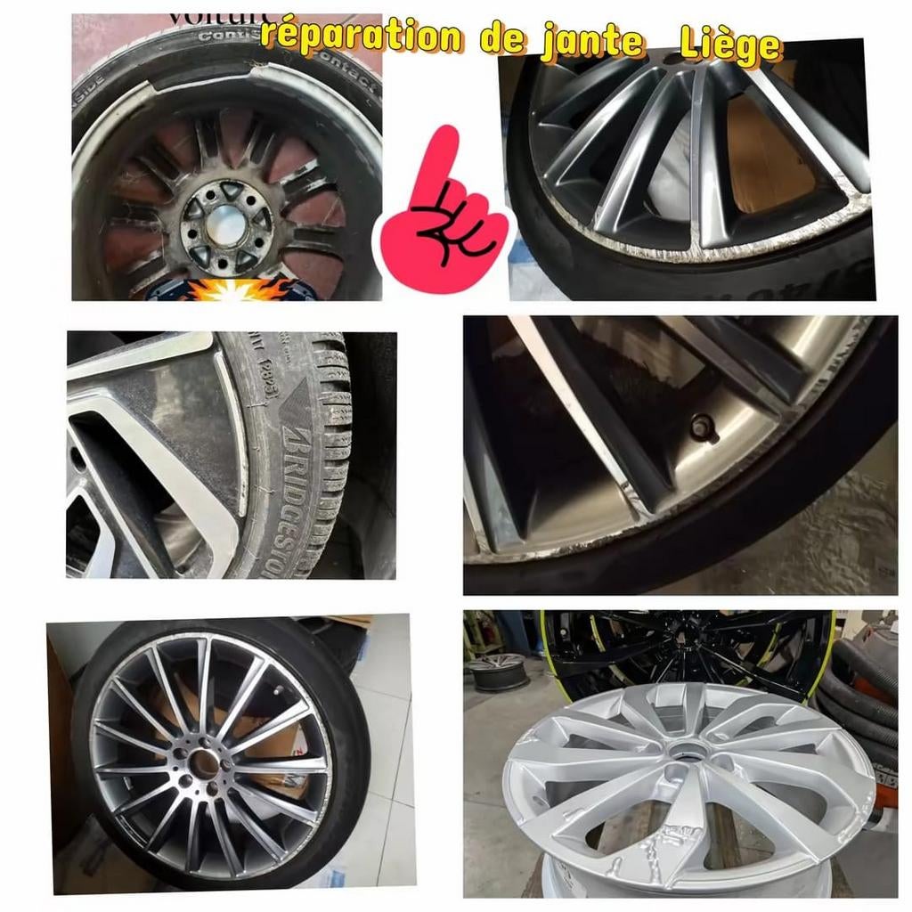 Réparation jante  liege fissure ou griffer voiler