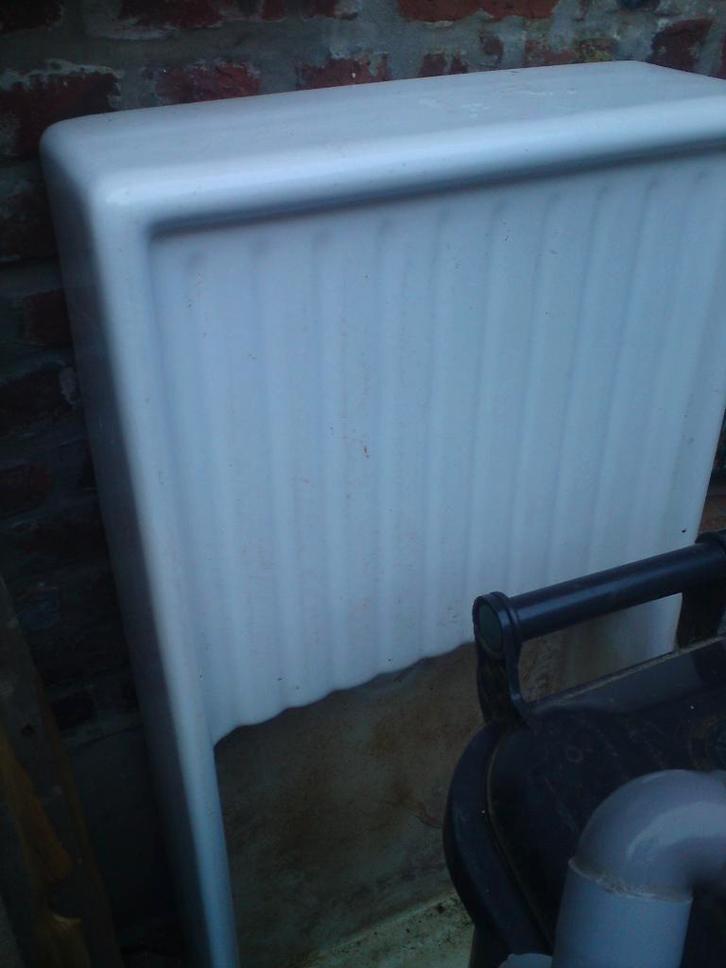 Bac à pompe en porcelaine, Bricolage & Construction, Sanitaire, Utilisé, Lavabo, Pierre, Enlèvement