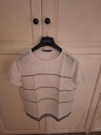 Geklede T-shirt, linnen, Weekend Max Mara, Maat 38/40 (M), Wit, Ophalen of Verzenden, Zo goed als nieuw