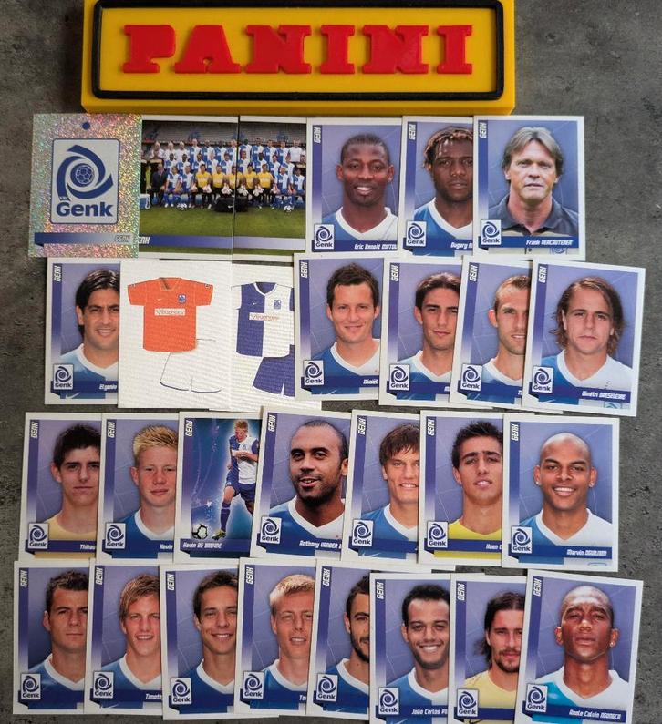 PANINI FOOTBALL 2011 RACING GENK 28X COURTOIS DE BRUYNE, Hobby & Loisirs créatifs, Autocollants & Images, Neuf, Envoi