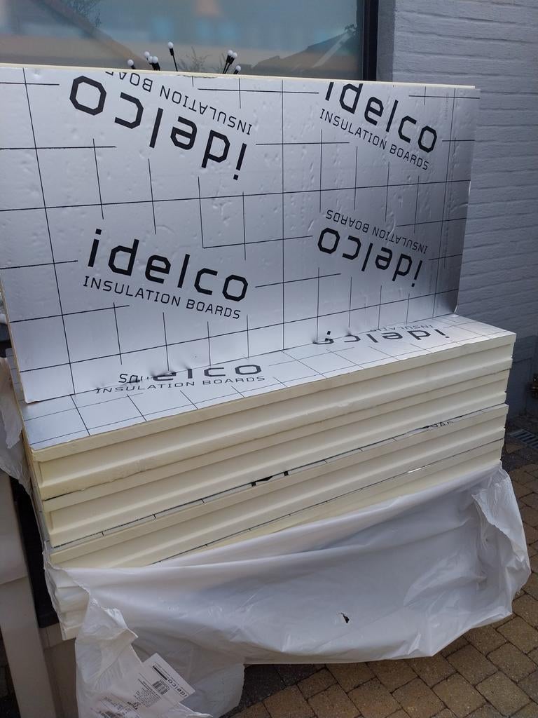 Pir isolatie platen 5stuks, Doe-het-zelf en Bouw, Isolatie en Afdichting, Ophalen