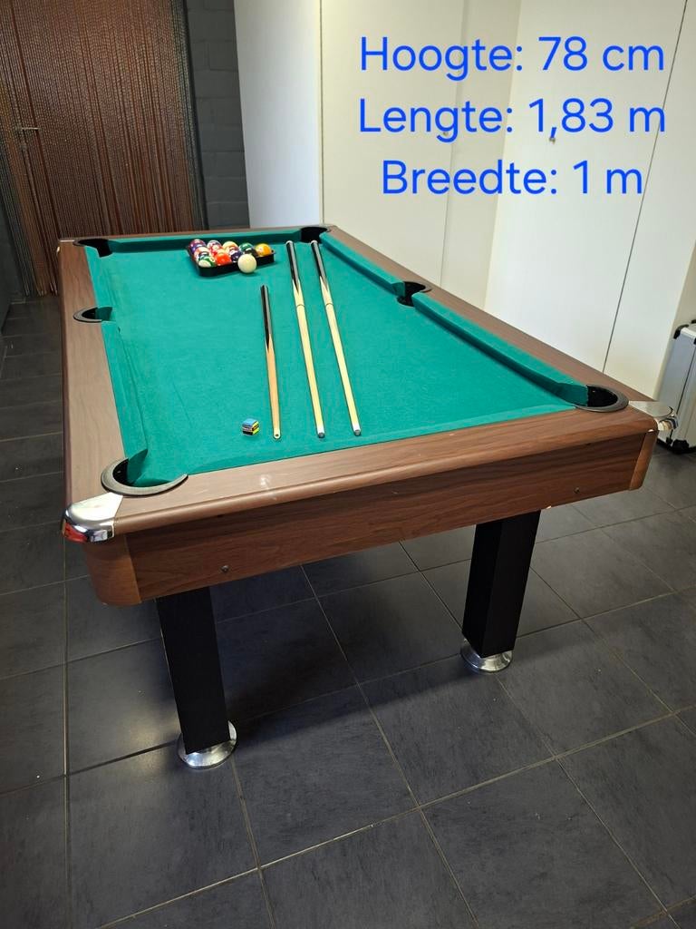 Biljarttafel, Sport en Fitness, Biljarten en Poolen, Ophalen, Biljarttafel