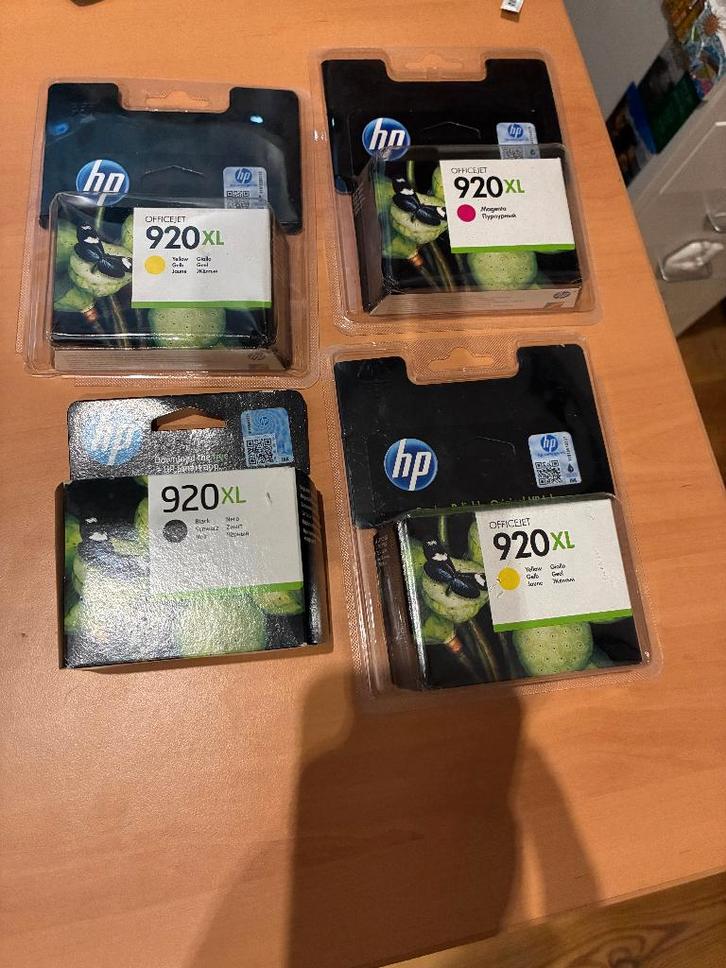 HP 920XL inkt (OfficeJet) – origineel – nieuw – set, Computers en Software, Printerbenodigdheden, Nieuw, Cartridge, Ophalen of Verzenden