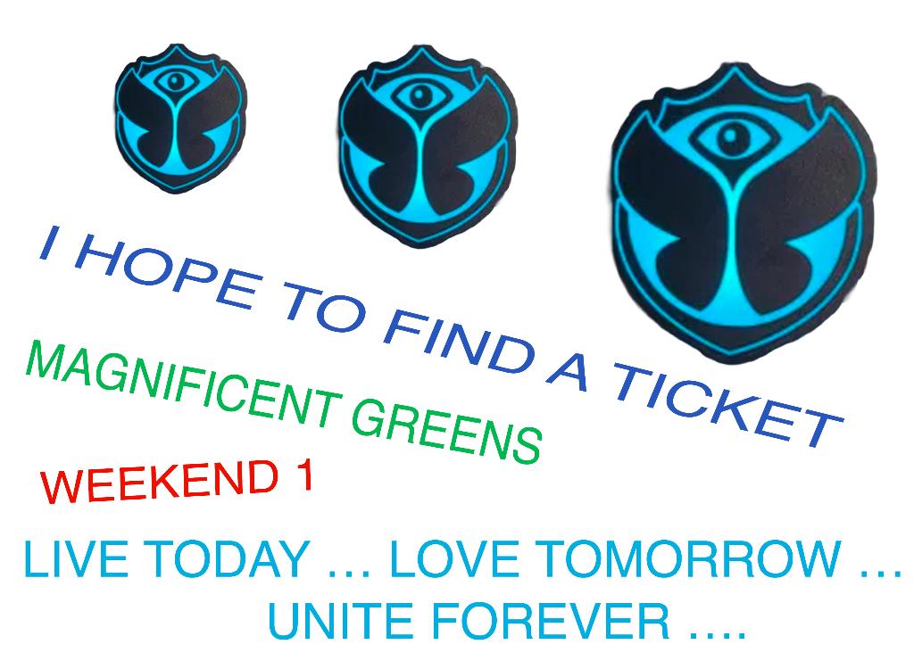 Zoek ticket Magnificent Greens W1 Tomorrowland, Tickets en Kaartjes, Evenementen en Festivals, Eén persoon, Meerdaags