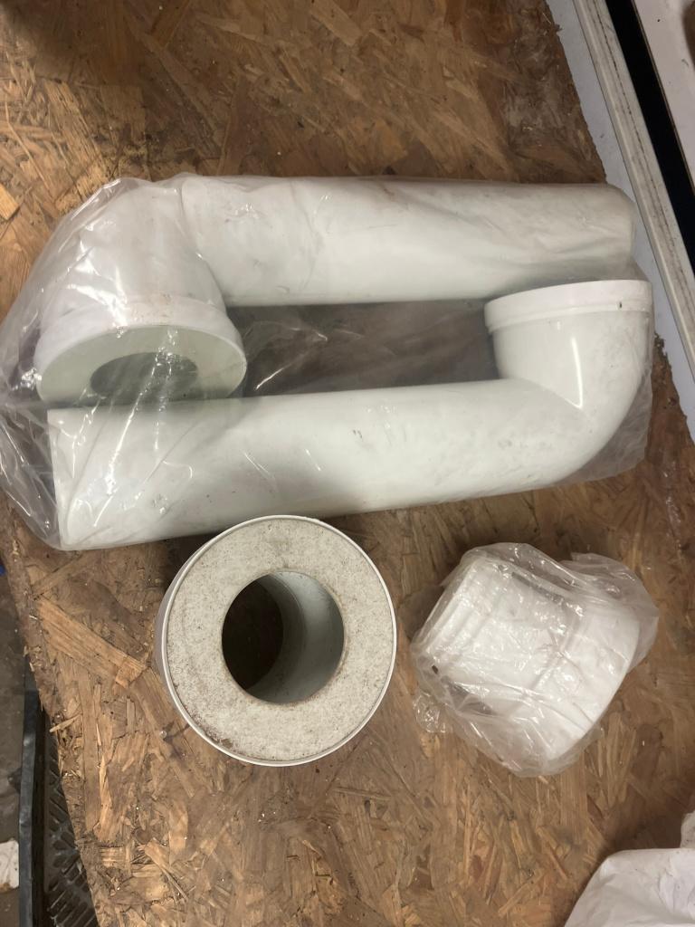 WC afvoerbochten, Ophalen, Afvoer, PVC, Nieuw