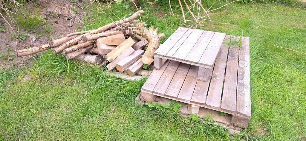 Gratis brandhout, Minder dan 3 m³, Ophalen, Overige houtsoorten