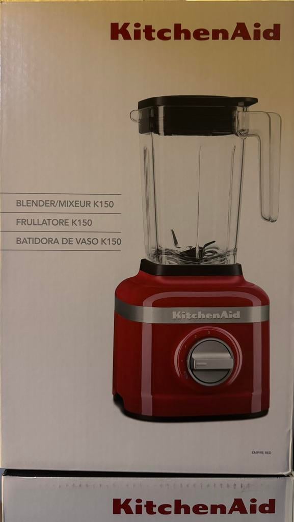 KitchenAid Blender - K150 - Rood - Nieuw - Spotprijs!, Electroménager, Mélangeurs de cuisine, Enlèvement ou Envoi, Comme neuf