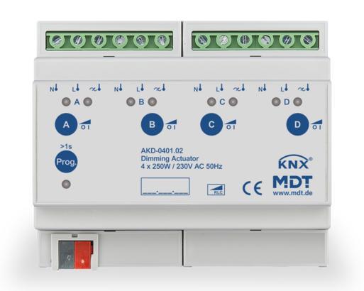 Actionneur de variation KNX MDT AKD-0401.02 (10 pièces), Hobby en Vrije tijd, Elektronica-componenten, Nieuw, Ophalen of Verzenden