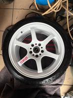 Jantes Rays 57DR  17x9 ET12+ pneu michelin pilot sport cup 2, Pneus et Jantes, Pneus été, 17 pouces, Enlèvement