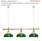 Lampe billard, Sport en Fitness, Biljarten en Poolen, Ophalen, Gebruikt, Biljarttafel