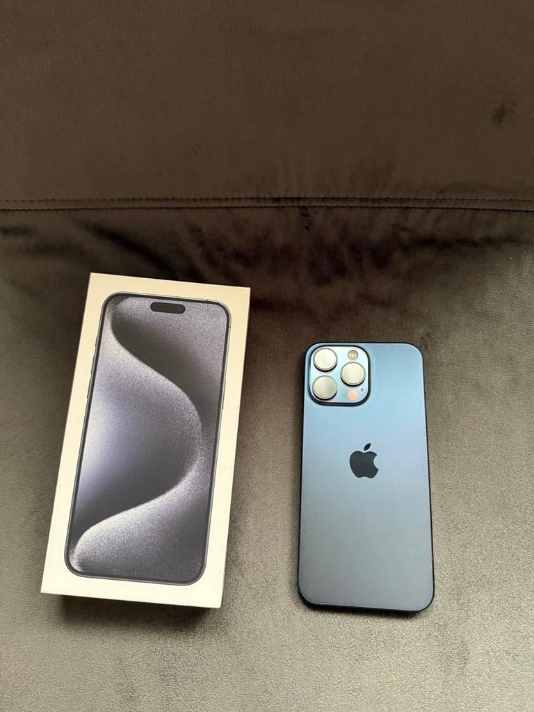 Iphone 15 pro max 256gb, Télécoms, Téléphonie mobile | Apple iPhone, Comme neuf, iPhone 15, Enlèvement ou Envoi