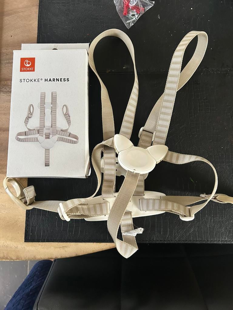 Tripptrapp stokke harness in goede staat, Kinderen en Baby's, Ophalen, Zo goed als nieuw, Gordel(s)