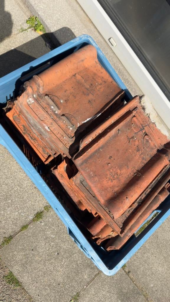 Dakpannen, Doe-het-zelf en Bouw, Dakpannen en Dakbedekking, Ophalen, Gebruikt, Steen of Klei, Dakpannen