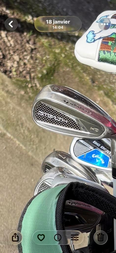 Set de fer taylormade stealth avec grip jumbo, Sports & Fitness, Enlèvement ou Envoi, Set