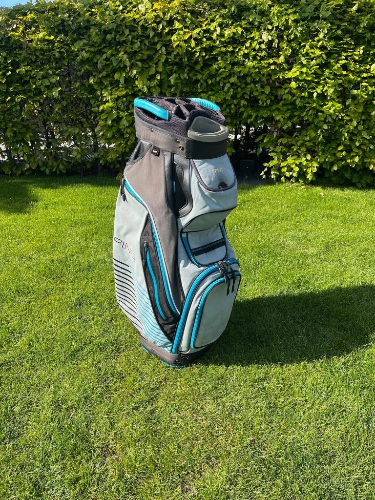 Ping golftas incl. regenbescherming, Sports & Fitness, Golf, Enlèvement, Utilisé, Sac, Ping