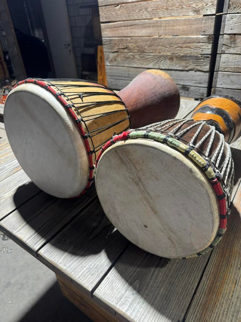 Djembe, Muziek en Instrumenten, Percussie, Ophalen, Zo goed als nieuw, Trommel