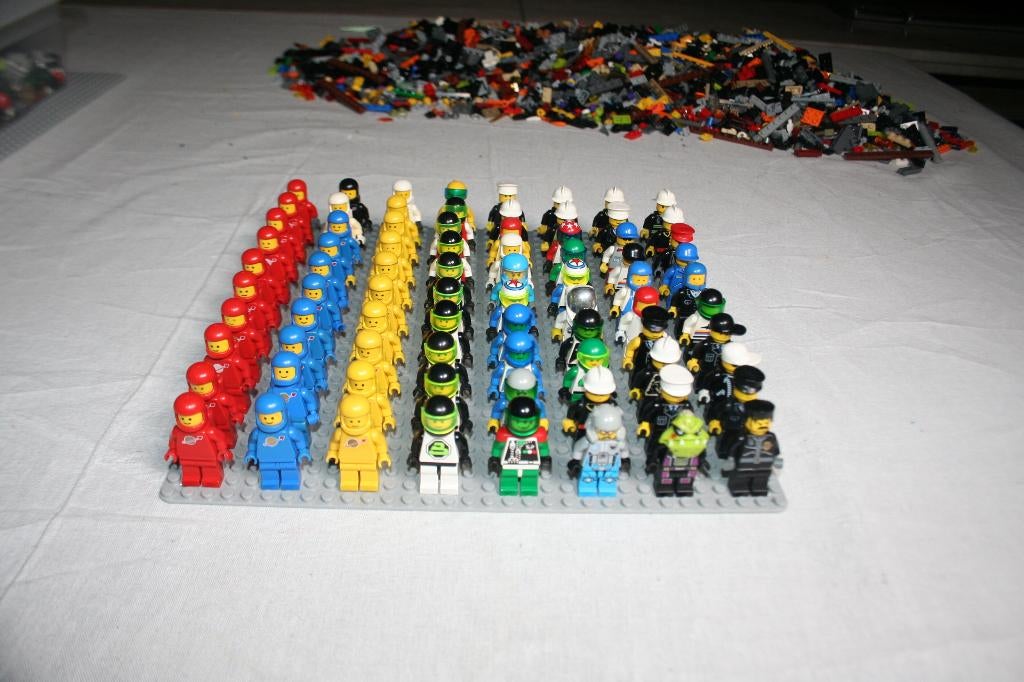 80 x LEGO minifig minifiguren vooral space, Ophalen, Lego, Space