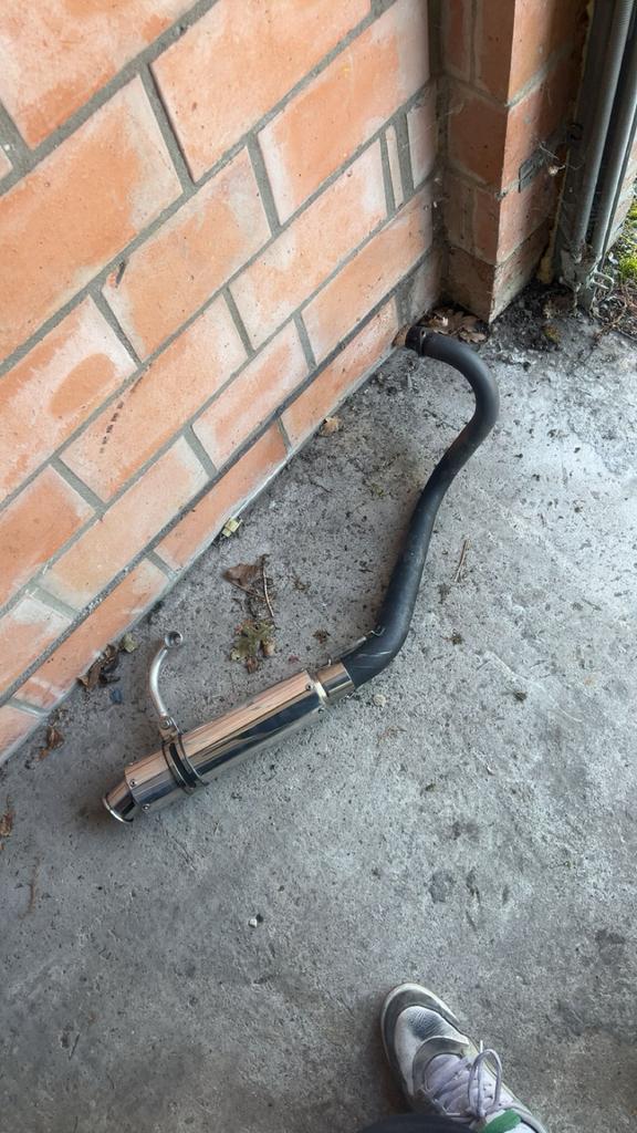 Over racing aluminium down uitlaat, Vélos & Vélomoteurs, Mini Bikes, Midi Bikes & Pit Bikes, Enlèvement