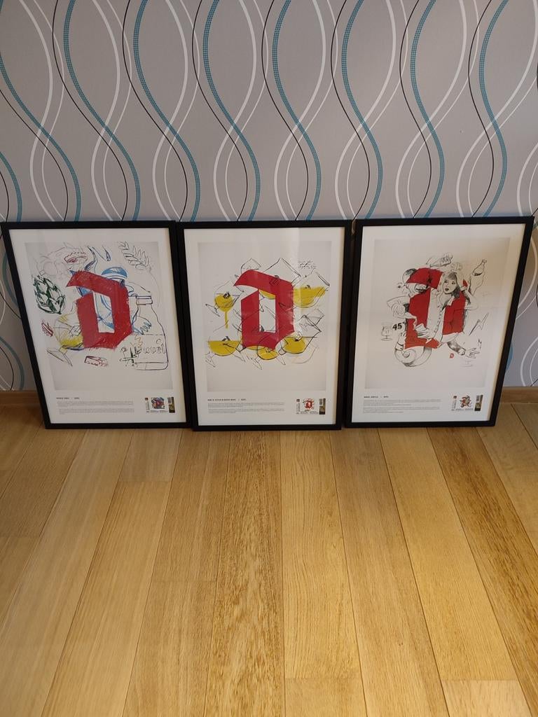 Duvel litho set ( volledige set van 3 stuks ), Ophalen