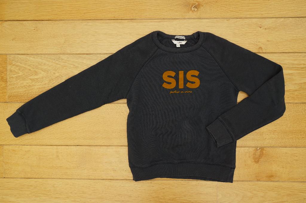 sweater SIS zussen jbc, maat 140 - 134 - 122, Kinderen en Baby's, Kinderkleding | Maat 140, Gebruikt, Meisje, Trui of Vest, Ophalen of Verzenden