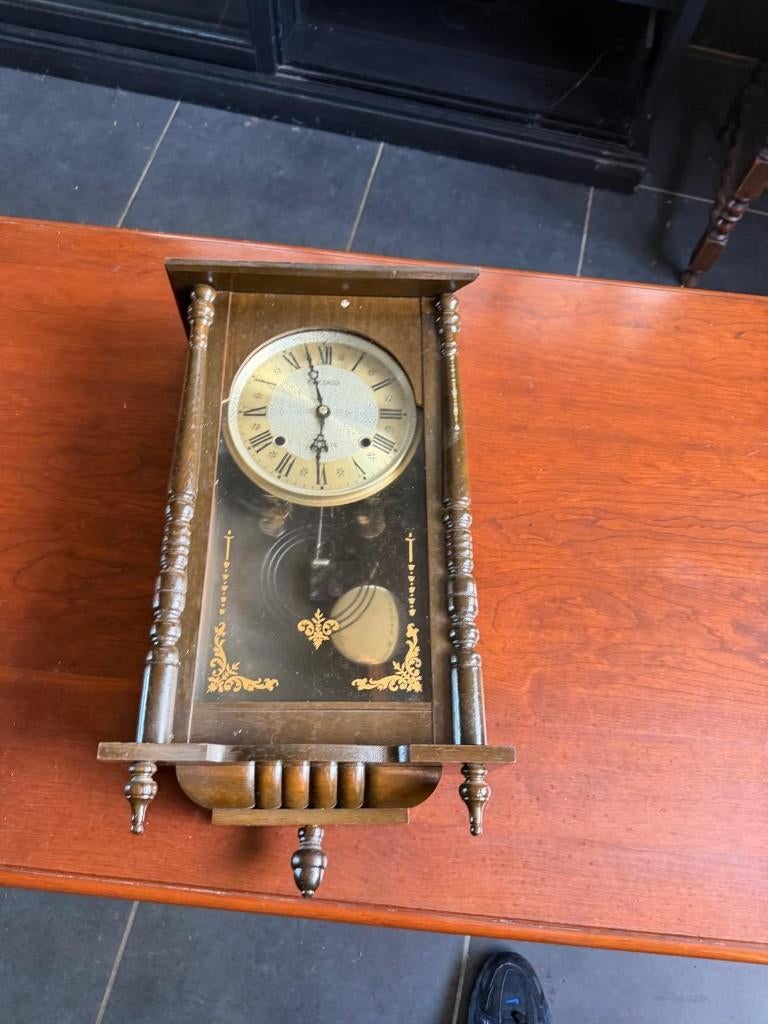 Antieke hangklok met slinger, Antiek en Kunst, Antiek | Klokken, Ophalen