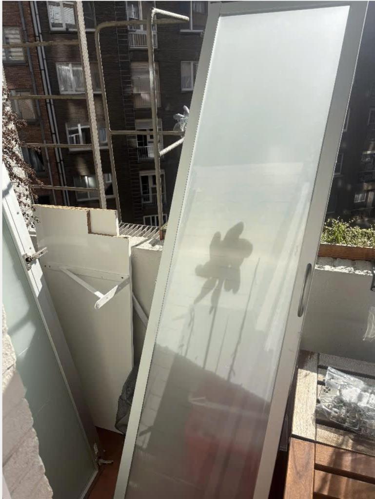 Ikea kastdeur gematteerd glas (3x), Ophalen, 50 tot 100 cm, 150 tot 200 cm, Glas