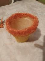 potje in rotan als paasdecoratie voor bv plantje... nieuw, Enlèvement ou Envoi, Neuf