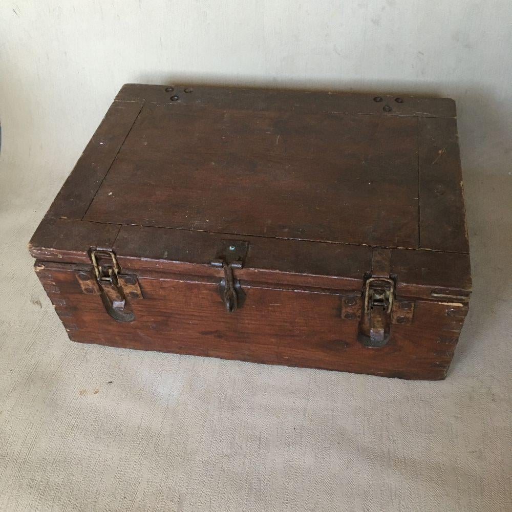 wo2 - Duitse munitiekist B Luftdichter Patronenkasten - MG, Verzamelen, Ophalen of Verzenden, Landmacht, Kist of Geocache