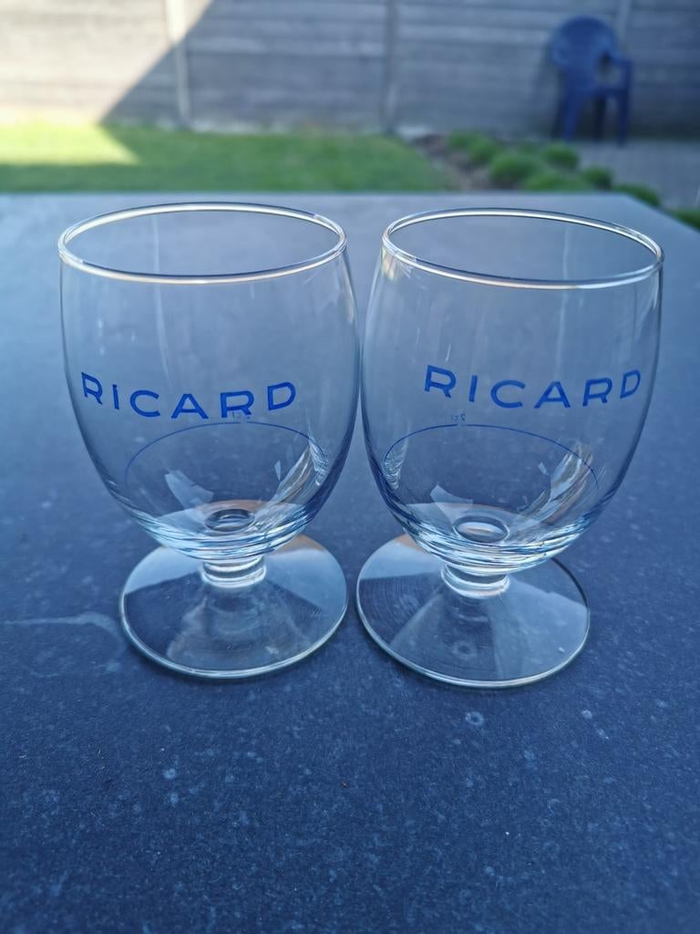 Ricard glaasjes met maataanduiding, Ophalen of Verzenden