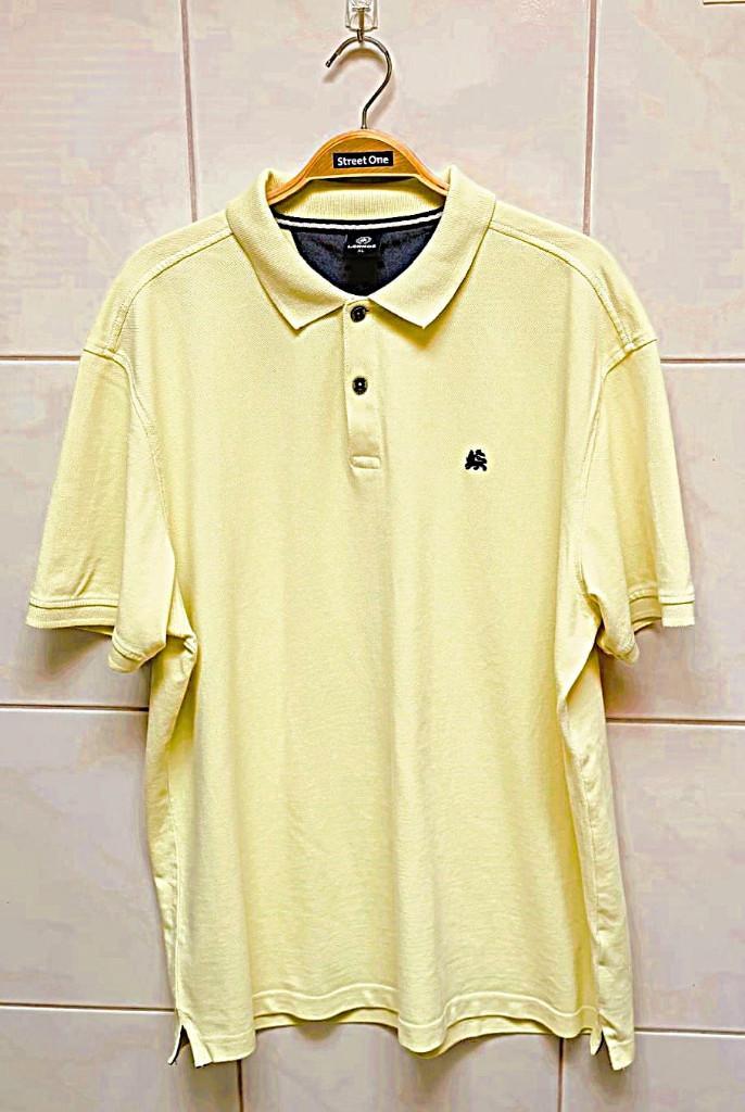 Polo - Lerros - XL, Kleding | Heren, Polo's, Zo goed als nieuw, Maat 56/58 (XL), Geel, Ophalen