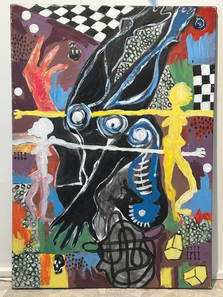 Peinture Artiste Africain, Antiquités & Art, Enlèvement