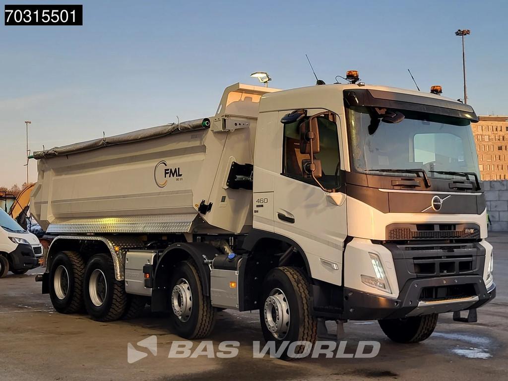 Volvo FMX 460 8X4 NEW! 13L Engine 18m3 Wielton Kipper Steels, Automaat, 338 kW, Wit, Bedrijf