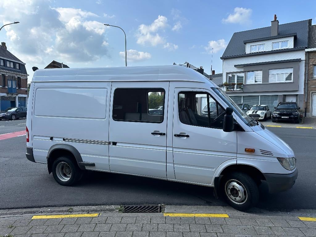Mercedes Sprinter 413CDI Permis C Boite Automatique, Auto's, Vrachtwagens, Automaat, Airconditioning, Wit, Leder