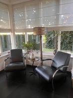 Twee leren fauteuils 5470 Gelderland Jan des Bouvrie, Ophalen, Zo goed als nieuw