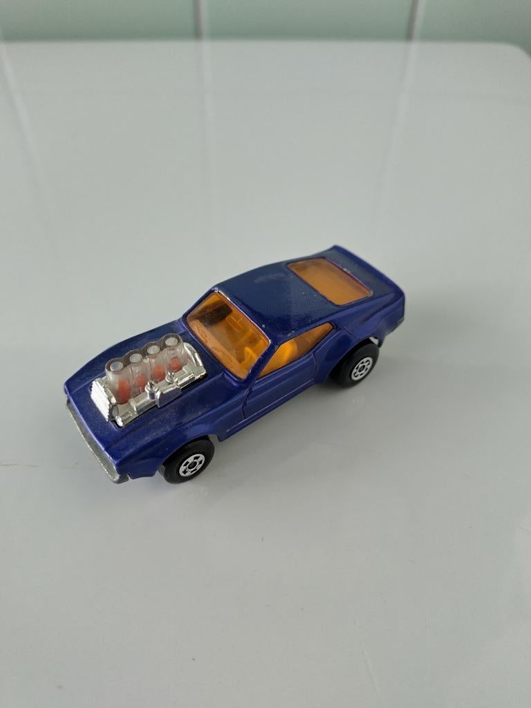 Vintage Matchbox Ford Mustang AFHALING LEES BESCHRIJVING, Enlèvement, Comme neuf, Voiture, Lesney